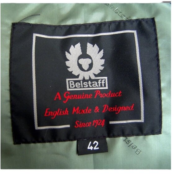 Belstaff Glamorous Combat Green Leather Cat Jacket 42 Made In Italy - Picture 11 of 12